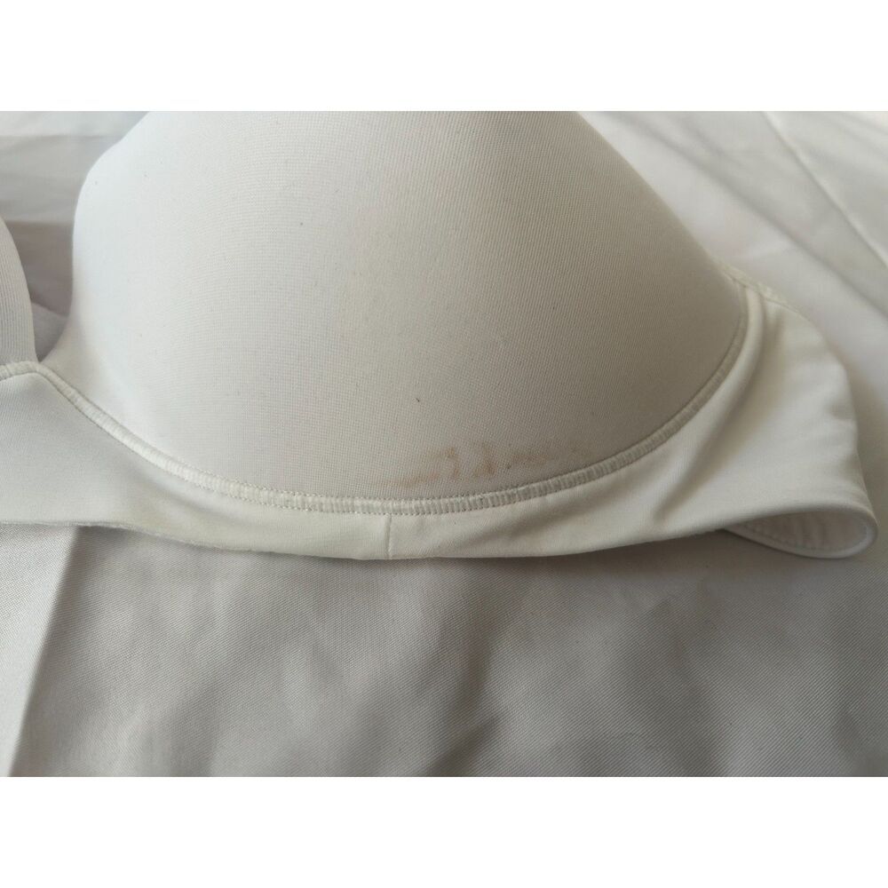NWT Warner's White Wire Free Natural Light Lift Bra 38B Flawed - Picture 4 of 5